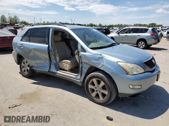 2006 Lexus RX 330 z VIN 2T2HA31U16C097710, wystawiony jako Copart lot #56847525 z przebiegiem 280 417 mil mil oraz Szkoda całkowita • Salvage title. Historia ofert i sprzedaży dostępna na DreamBid. Obrazek 4.