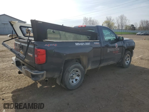2014 Chevrolet Silverado 1500 Work Truck with VIN 1GCNKPEH9EZ174417, listed as a Copart auction lot 54237685 with Not Provided miles and Salvage Title. Bid and sale history available at DreamBid. Image 3.