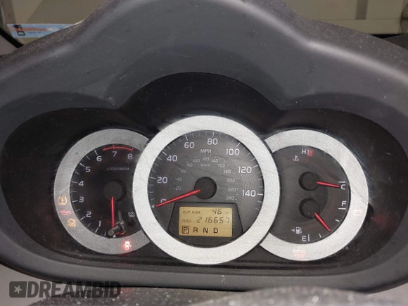 2007 Toyota RAV4 with VIN JTMBK33V776014769, listed as a IAAI auction lot 42024759 with 216,657 mi miles. Bid and sale history available at carsss.com. Image 7.