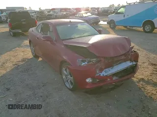 2010 Lexus IS 350 C with VIN JTHFE2C25A2504116, listed as a Copart auction lot 85523514 with 67,614 mi miles and Salvage title. Bid and sale history available at DreamBid. Image 11.