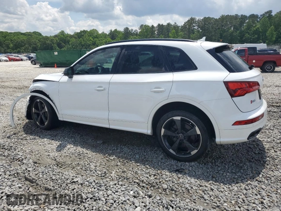 2020 Audi SQ5 Premium Plus with VIN WA1B4AFY3L2056419, listed as a Copart auction lot 55294295 with 51,490 mi miles and Salvage title. Bid and sale history available at DreamBid. Image 2.