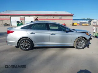 2015 Hyundai Sonata 2.4L Sport with VIN 5NPE34AF9FH041892, listed as a IAAI auction lot 42075563 with 153,024 mi miles. Bid and sale history available at carsss.com. Image 13.