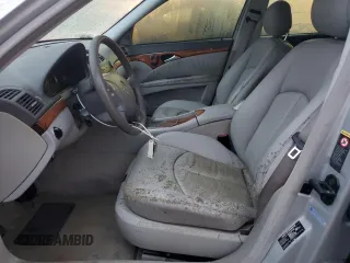 2003 Mercedes-Benz E-Class 3.2L with VIN WDBUF65J33A141727, listed as a Copart auction lot 73990174 with 0 mi miles and Salvage Title. Bid and sale history available at carsss.com. Image 7.