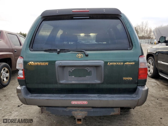 2000 Toyota 4Runner Limited with VIN JT3HN87R4Y9034736, listed as a Copart auction lot 43736745 with 166,298 mi miles and Clean Title. Bid and sale history available at carsss.com. Image 6.