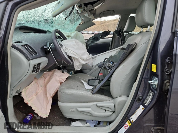 2010 Toyota Prius II with VIN JTDKN3DU0A0242605, listed as a Copart auction lot 51387045 with 0 mi miles and Salvage Title. Bid and sale history available at carsss.com. Image 7.