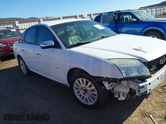 2008 Mercury Sable with VIN 1MEHM40W98G601203, listed as a IAAI auction lot 42039819 with Not Provided miles. Bid and sale history available at carsss.com. Image 1.