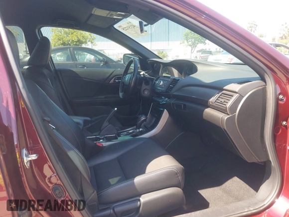 2016 Honda Accord Sport with VIN 1HGCR2F51GA040210, listed as a IAAI auction lot 42153225 with 104,615 mi miles and . Bid and sale history available at DreamBid. Image 5.