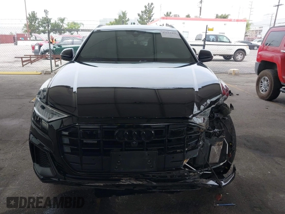 2021 Audi Q8 Premium Plus with VIN WA1EVAF1XMD033688, listed as a IAAI auction lot 42153256 with 41,701 mi miles and . Bid and sale history available at DreamBid. Image 13.