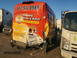 2024 Ford Transit Cargo with VIN 1FTBR1X87RKA01888, listed as a Copart auction lot 48163705 with Not Provided miles and Salvage Title. Bid and sale history available at carsss.com. Image 3.