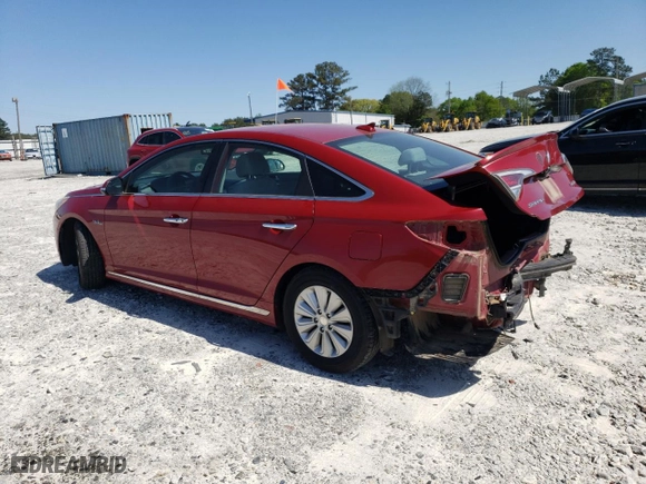 2016 Hyundai Sonata Hybrid SE with VIN KMHE24L14GA016987, listed as a Copart auction lot 52593115 with 143,071 mi miles and Salvage Title. Bid and sale history available at carsss.com. Image 2.