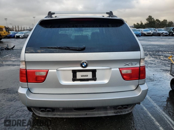 2001 BMW X5 4.4i with VIN WBAFB33581LH16948, listed as a Copart auction lot 44383785 with 143,249 mi miles and Salvage Title. Bid and sale history available at carsss.com. Image 6.