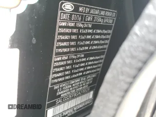 2016 Land Rover Range Rover Supercharged с VIN SALGS2EF9GA276529, выставлен на аукционе Copart как лот 59654875 с пробегом 100 379 миль миль и Списание • Salvage title. История ставок и продаж доступна на DreamBid. Изображение 13.