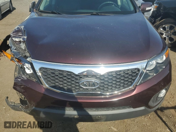 2013 Kia Sorento EX with VIN 5XYKU4A22DG372623, listed as a Copart auction lot 53901325 with 67,314 mi miles and Salvage Title. Bid and sale history available at carsss.com. Image 11.