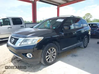 2013 Nissan Pathfinder SL with VIN 5N1AR2MN4DC653720, listed as a IAAI auction lot 42165868 with 154,272 mi miles and . Bid and sale history available at DreamBid. Image 2.