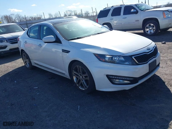 2013 Kia Optima SX w/Limited Pkg with VIN 5XXGR4A61DG101163, listed as a IAAI auction lot 41706540 with 146,225 mi miles. Bid and sale history available at carsss.com. Image 1.