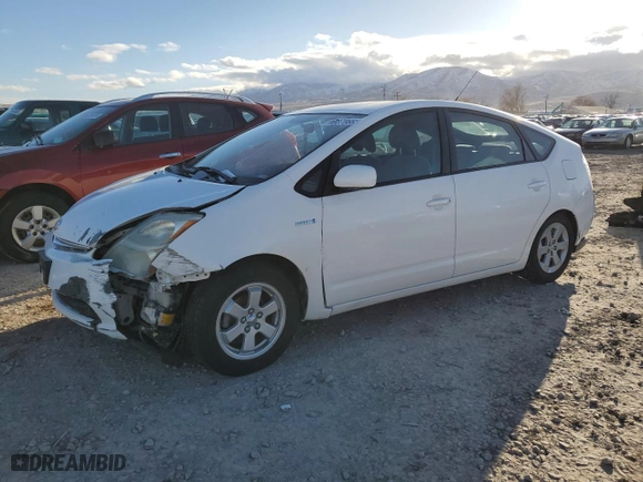 2007 Toyota Prius with VIN JTDKB20U073240501, listed as a Copart auction lot 46878665 with 0 mi miles and Salvage Title. Bid and sale history available at carsss.com. Image 1.