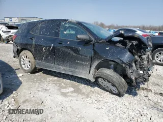 2019 Chevrolet Equinox LS with VIN 2GNAXHEV3K6138720, listed as a Copart auction lot 48548825 with 155,197 mi miles and Salvage Title. Bid and sale history available at carsss.com. Image 4.
