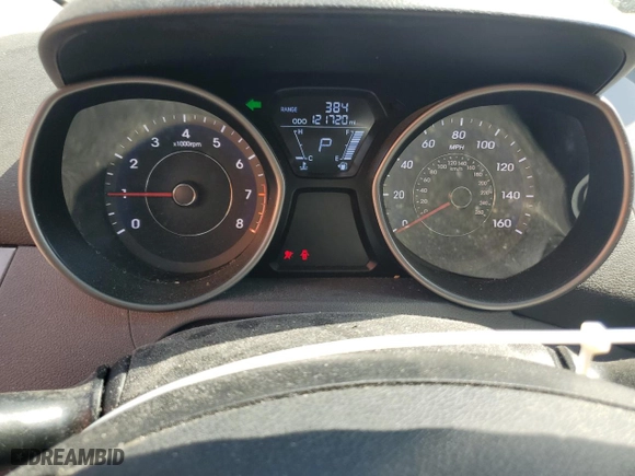 2013 Hyundai Elantra GLS with VIN 5NPDH4AE1DH297221, listed as a Copart auction lot 48700445 with 121,720 mi miles and Salvage Title. Bid and sale history available at carsss.com. Image 9.