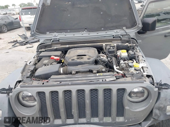 2018 Jeep Wrangler Unlimited Sport S with VIN 1C4HJXDN8JW203134, listed as a IAAI auction lot 42398860 with 103,801 mi miles and . Bid and sale history available at DreamBid. Image 10.