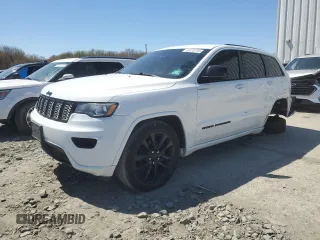 2018 Jeep Grand Cherokee Laredo E with VIN 1C4RJFAG7JC123510, listed as a Copart auction lot 53578735 with 82,127 mi miles and Salvage title. Bid and sale history available at DreamBid. Image 1.