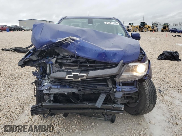 2016 Chevrolet Colorado 4WD Z71 with VIN 1GCGTDE3XG1331575, listed as a Copart auction lot 51547595 with 79,709 mi miles and Salvage Title. Bid and sale history available at carsss.com. Image 5.