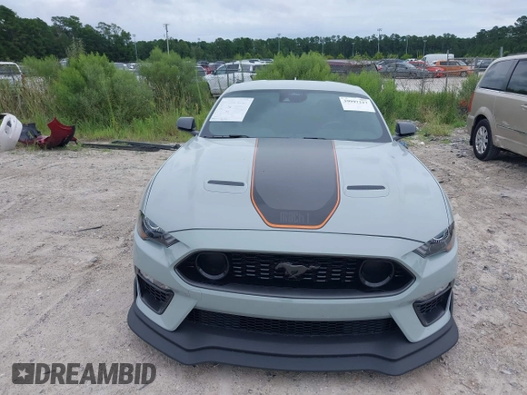2022 Ford Mustang Mach 1 with VIN 1FA6P8R08N5551350, listed as a IAAI auction lot 39997217 with 17,534 mi miles and . Bid and sale history available at DreamBid. Image 12.