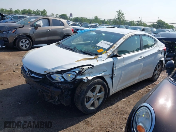 2013 Hyundai Elantra GLS with VIN 5NPDH4AE6DH377775, listed as a IAAI auction lot 42394868 with 106,139 mi miles and . Bid and sale history available at DreamBid. Image 18.