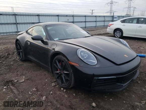 2024 Porsche 911 Carrera S with VIN WP0AB2A91RS221468, listed as a Copart auction lot 82467564 with 3,513 mi miles and Salvage Title. Bid and sale history available at carsss.com. Image 4.