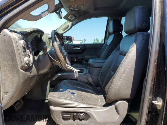 2020 GMC Sierra 1500 SLT with VIN 3GTP8DED9LG292449, listed as a Copart auction lot 55072415 with 134,040 mi miles and Salvage title. Bid and sale history available at DreamBid. Image 7.