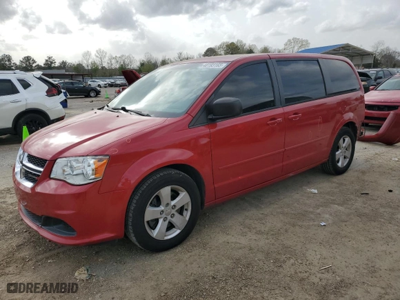 2013 Dodge Grand Caravan SXT with VIN 2C4RDGBG2DR791190, listed as a Copart auction lot 48193165 with 138,116 mi miles and Salvage Title. Bid and sale history available at carsss.com. Image 1.
