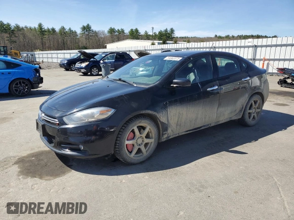 2013 Dodge Dart Limited with VIN 1C3CDFCA1DD294021, listed as a Copart auction lot 54663375 with 66,179 mi miles and Clean Title. Bid and sale history available at carsss.com. Image 1.