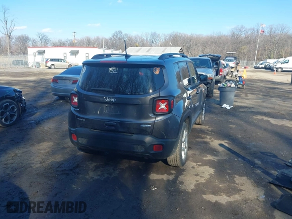2019 Jeep Renegade Latitude z VIN ZACNJBBB3KPK42045, wystawiony jako IAAI lot #41548217 z przebiegiem 124 506 mil mil oraz . Historia ofert i sprzedaży dostępna na DreamBid. Obrazek 4.