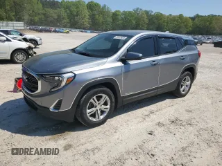 2020 GMC Terrain SLE with VIN 3GKALMEV4LL129572, listed as a Copart auction lot 53633685 with 103,820 mi miles and Salvage title. Bid and sale history available at DreamBid. Image 1.