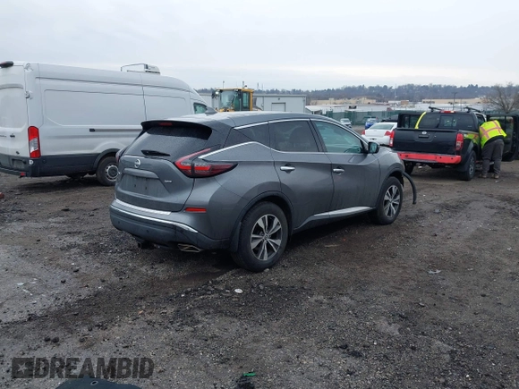 2020 Nissan Murano S with VIN 5N1AZ2AS8LN162337, listed as a IAAI auction lot 41686558 with 49,735 mi miles and . Bid and sale history available at DreamBid. Image 4.
