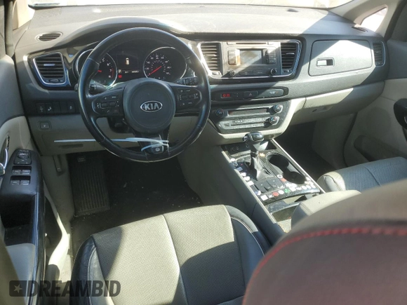 2016 Kia Sedona EX with VIN KNDMC5C17G6116524, listed as a Copart auction lot 82407804 with 163,309 mi miles and Salvage Title. Bid and sale history available at carsss.com. Image 8.