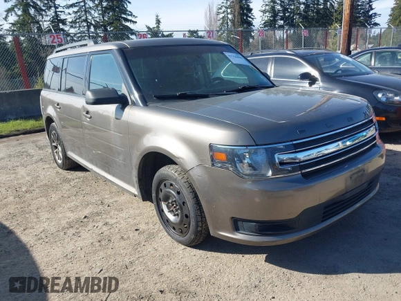 2013 Ford Flex SE with VIN 2FMGK5B87DBD21476, listed as a IAAI auction lot 41756454 with 164,089 mi miles. Bid and sale history available at carsss.com. Image 1.