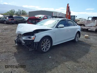 2014 Audi A4 Premium Plus with VIN WAUFFAFL5EN003791, listed as a IAAI auction lot 41481960 with 95,208 mi miles. Bid and sale history available at carsss.com. Image 18.