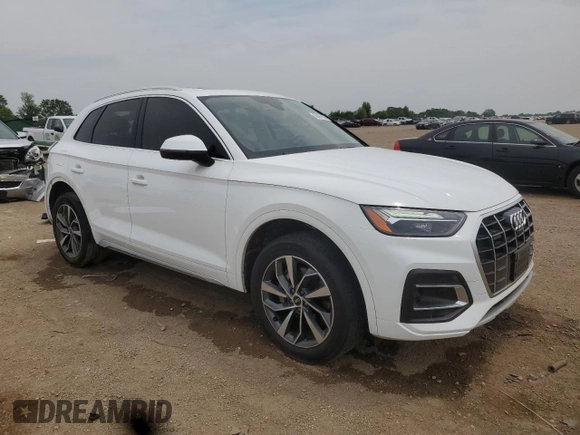 2021 Audi Q5 Premium Plus с VIN WA1BAAFY5M2071840, выставлен на аукционе Copart как лот 60482625 с пробегом 24 399 миль миль и Списание • Salvage title. История ставок и продаж доступна на DreamBid. Изображение 4.