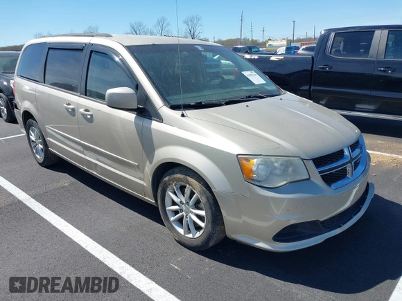 2013 Dodge Grand Caravan SXT with VIN 2C4RDGCGXDR635008, listed as a IAAI auction lot 41859146 with 133,119 mi miles and . Bid and sale history available at DreamBid. Image 1.