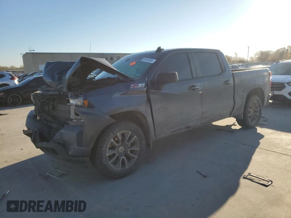 2021 Chevrolet Silverado 1500 RST with VIN 1GCUYEED6MZ263548, listed as a Copart auction lot 82894564 with Not Provided miles and Salvage Title. Bid and sale history available at carsss.com. Image 1.