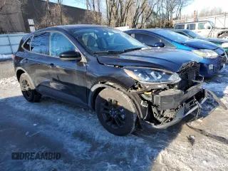 2020 Ford Escape SE Sport Hybrid with VIN 1FMCU9BZ5LUC60677, listed as a Copart auction lot 45990505 with 60,817 mi miles and Salvage Title. Bid and sale history available at DreamBid. Image 4.