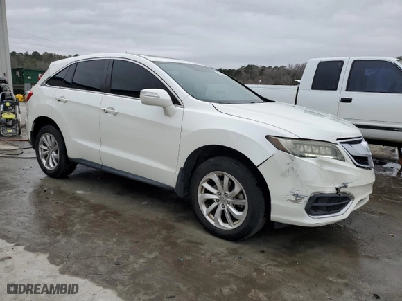 2016 Acura RDX Tech Pkg with VIN 5J8TB4H52GL000767, listed as a Copart auction lot 44822615 with 209,086 mi miles and Salvage Title. Bid and sale history available at carsss.com. Image 4.
