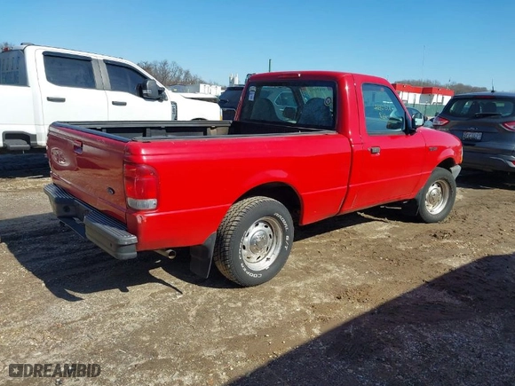 2000 Ford Ranger XL with VIN 1FTYR10C1YTA98667, listed as a IAAI auction lot 41650372 with 174,517 mi miles. Bid and sale history available at carsss.com. Image 4.