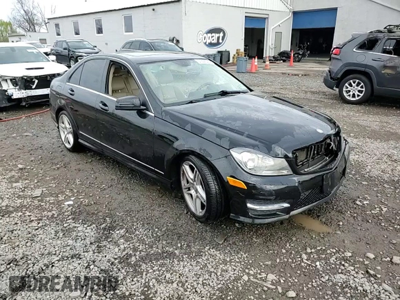 2013 Mercedes-Benz C 300 Sport with VIN WDDGF8AB0DR275628, listed as a Copart auction lot 51666525 with Not Provided miles and Salvage Title. Bid and sale history available at DreamBid. Image 14.
