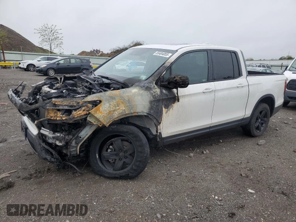 2023 Honda Ridgeline Black Edition with VIN 5FPYK3F85PB048074, listed as a Copart auction lot 55404055 with Not provided miles and Salvage title. Bid and sale history available at DreamBid. Image 1.