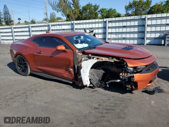 2023 Chevrolet Camaro LT1 with VIN 1G1FF1R73P0132607, listed as a Copart auction lot 48630625 with 17,833 mi miles and Non Repairable. Bid and sale history available at DreamBid. Image 4.