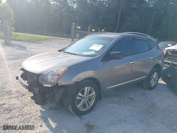 2015 Nissan Rogue Select S with VIN JN8AS5MTXFW667720, listed as a IAAI auction lot 40079417 with 135,882 mi miles. Bid and sale history available at carsss.com. Image 2.