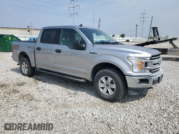 2020 Ford F-150 XL with VIN 1FTEW1EB6LFA98814, listed as a Copart auction lot 60810255 with 137,672 mi miles and Salvage title. Bid and sale history available at DreamBid. Image 4.