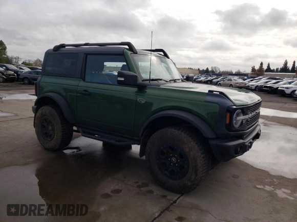2022 Ford Bronco with VIN 1FMDE5CP2NLB82262, listed as a Copart auction lot 52394245 with 27,778 mi miles and Salvage title. Bid and sale history available at DreamBid. Image 4.
