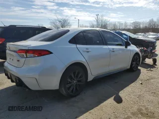 2023 Toyota Corolla SE with VIN JTDS4MCE6PJ101477, listed as a Copart auction lot 49425025 with 35,948 mi miles and Salvage Title. Bid and sale history available at DreamBid. Image 3.